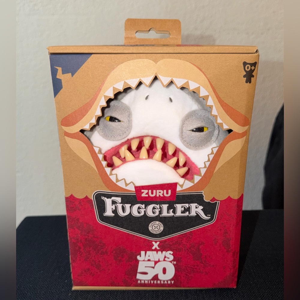 Fuggler Jaws 50th Anniversary Shark Funny Ugly Monster 9" Collectible Plush Toy